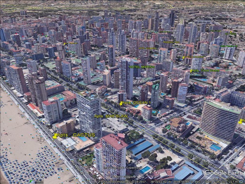베니돔 Disponible En Abril-Wifi-3Hab, 6 Pers, -Piscina, Aire Acondi-Parking Opcionable Extra 아파트 외부 사진